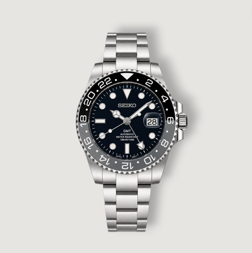 Seiko Mod GMT Onyx Oyster