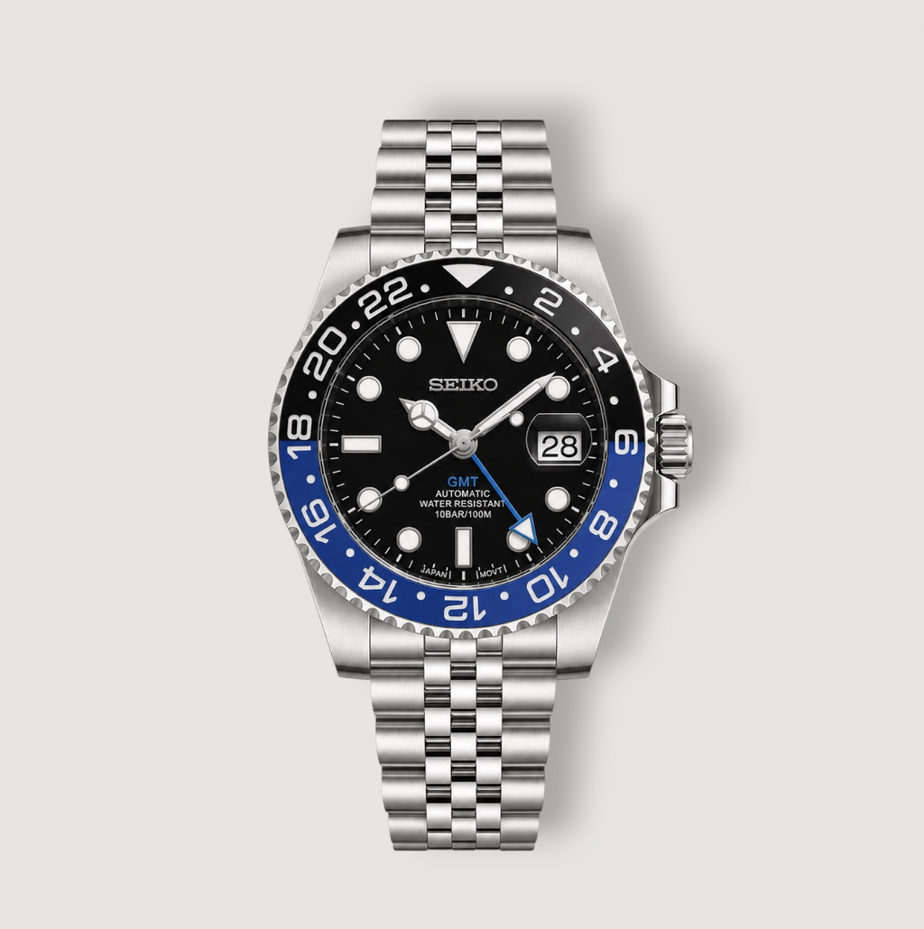 Seiko Mod GMT Batman Jubilée