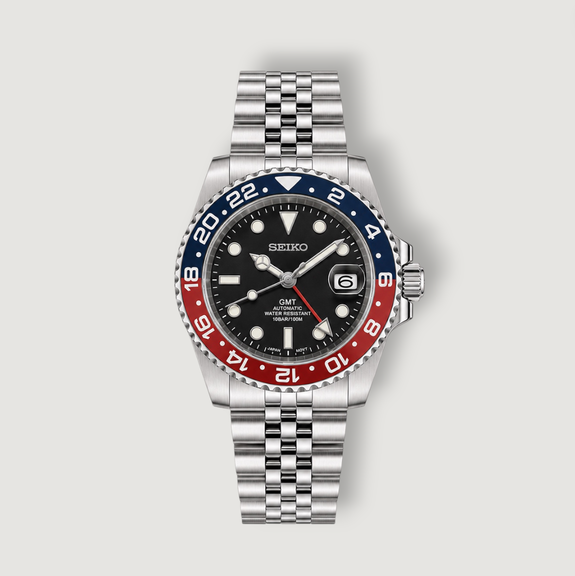 Seiko Mod GMT Pepsi Jubilé