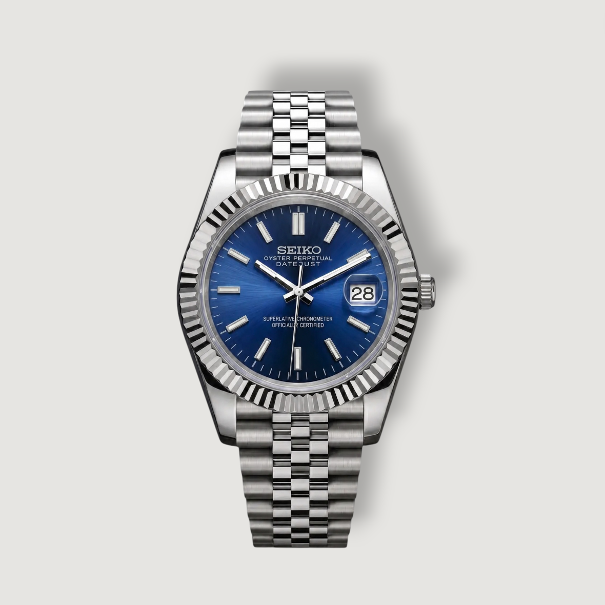 SeikoJust Geriffelt Blau