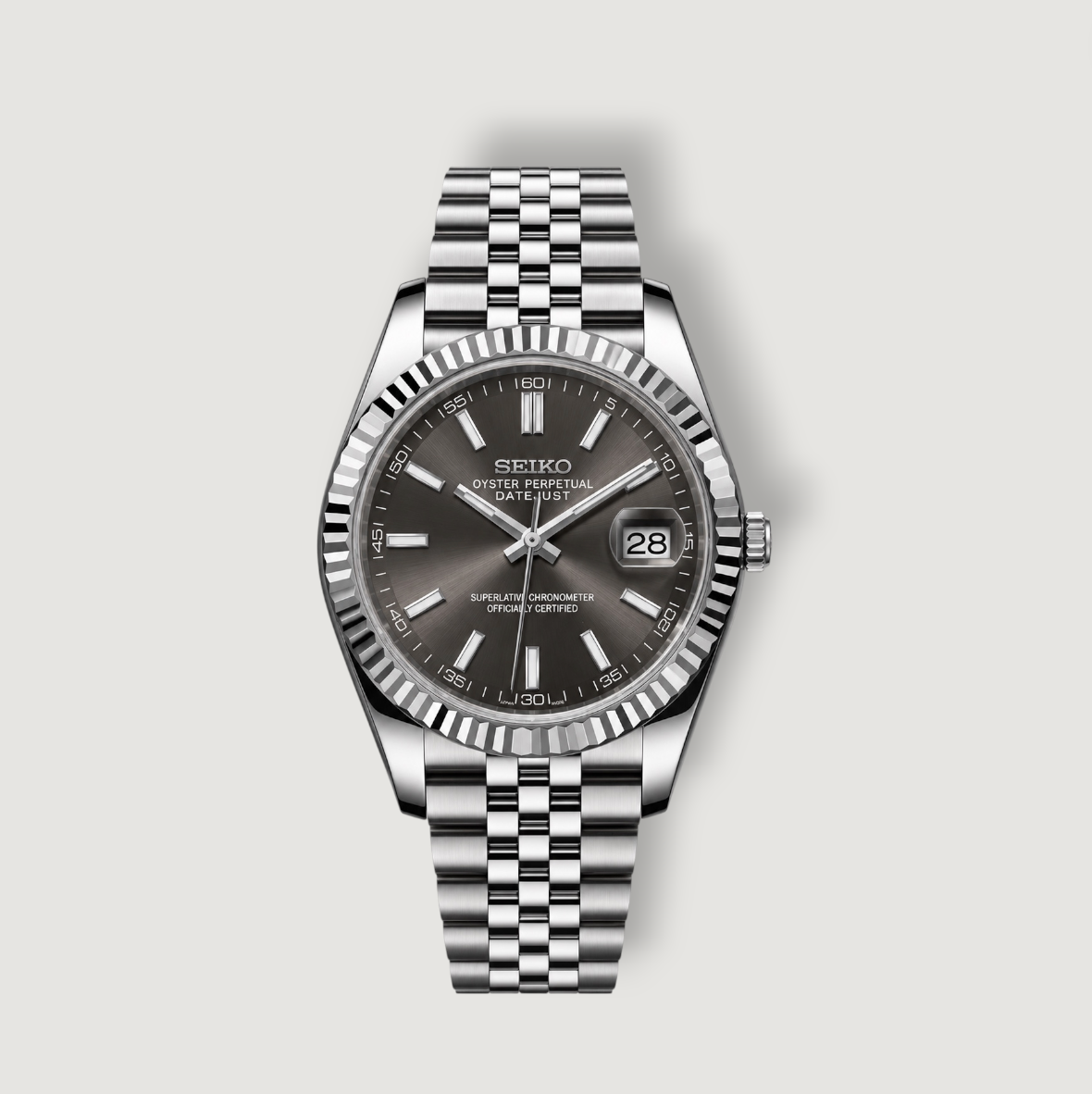 SeikoJust Grau Schiefer