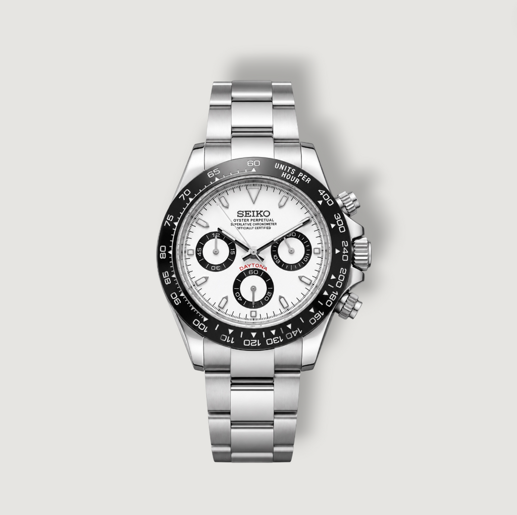 Seiko Mod Chrono Panda