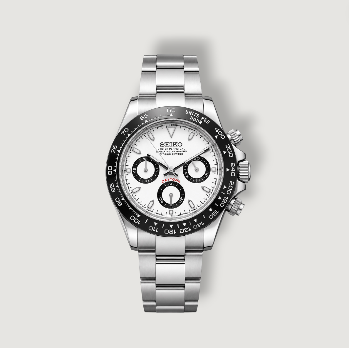 Seiko Mod Chrono Panda